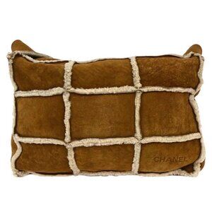 Chanel Brown Sheepskin Shoulder Bag 135120